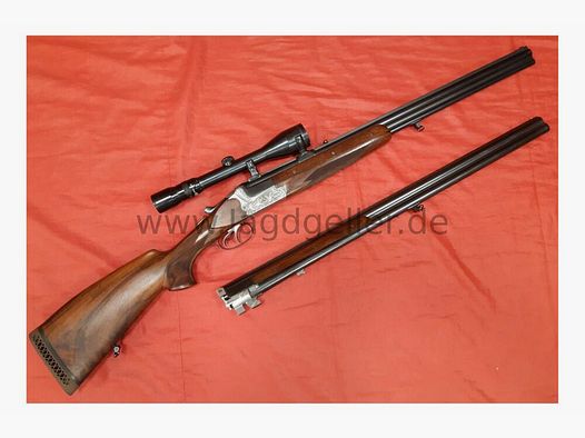 Fusil combiné Merkel 7x65R et 16/70 avec canon interchangeable BDF 16/70, 16/70 7x65R;16/70
