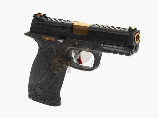 WET-05 BK Gold Barrel Metall Version GBB in Black