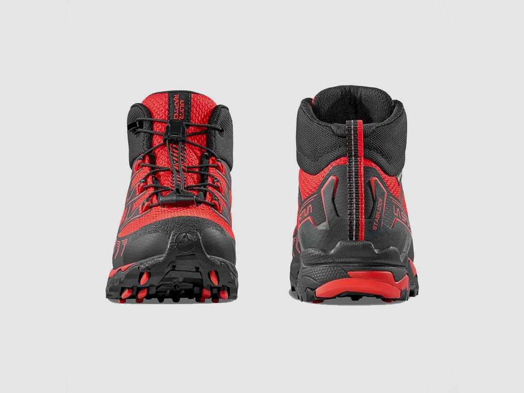 CHAUSSURES – ENFANT – LA SPORTIVA – ULTRA RAPTOR II MID JR GTX Mountain Red/Black, image 6 sur 6