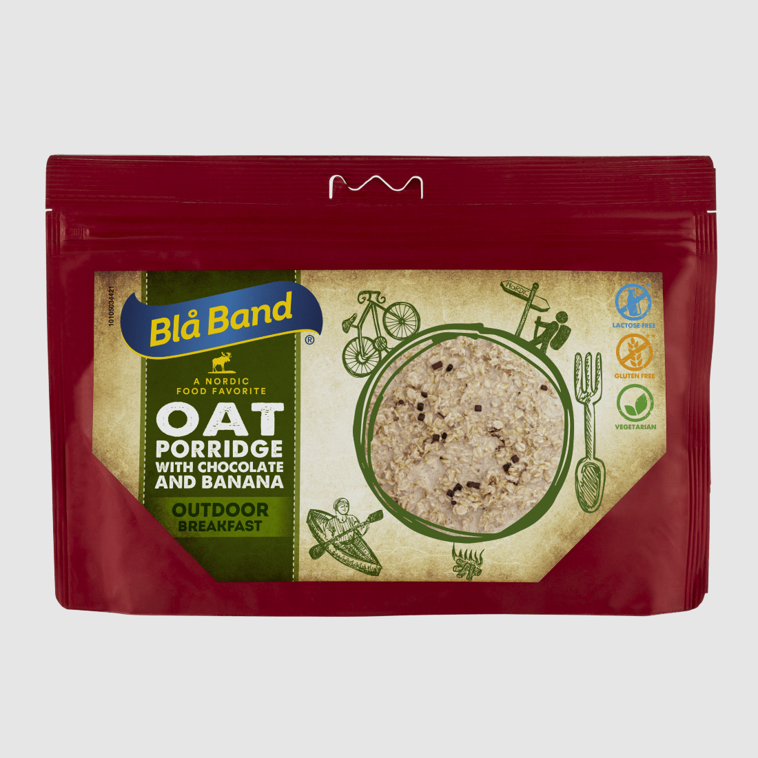 Blå Band Haferbrei mit Banane und Schokolade