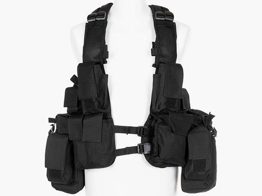 Tactical Weste, div. Taschen, schwarz