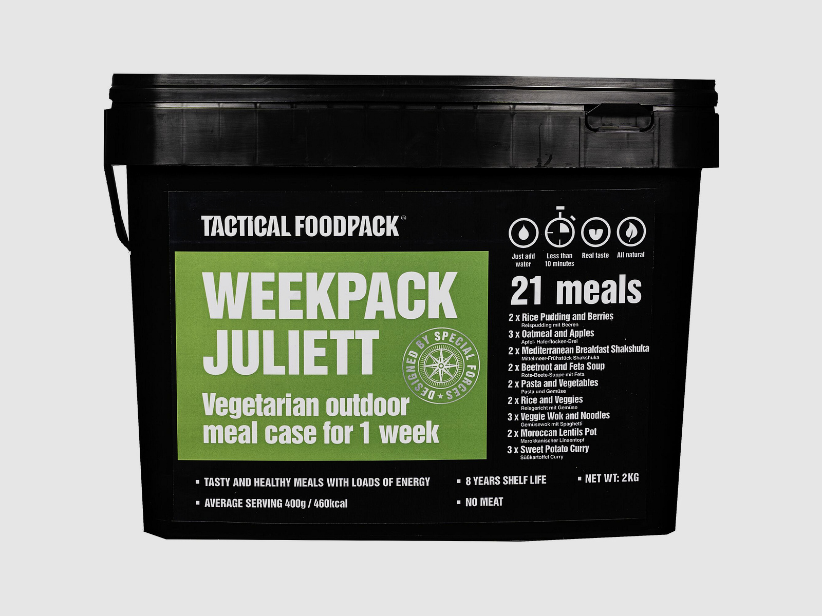 Tactical Food Pack Notration Trekking Juliett food for a week