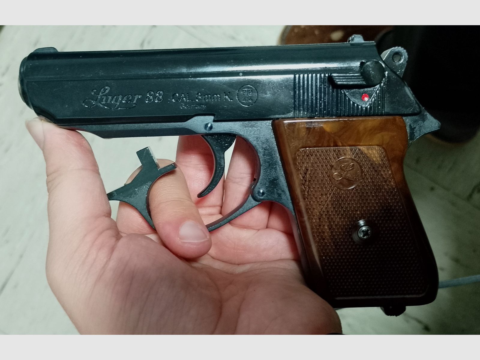 Luger Mod. 88 (Baugleich mit der RG 800) im Kal. 8 mm Knall/ PTB 414