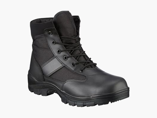 Mil-Tec Security Bottes Mi-Hauteur avec Coque en Acier