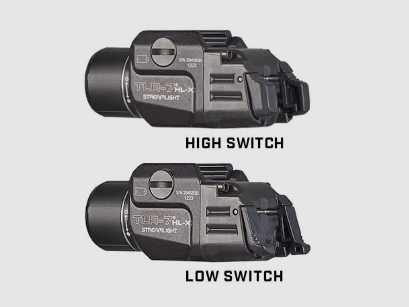 Lampe Streamlight TLR-7 HL-X USB, schwarz, für Pistolen, Multi-Fuel, 1’000 Lumen, Bild 4 von 5