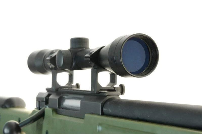 Fusil de sniper ASG WELL Warrior I (avec bipied et lunette de visée) – Olive, image 16 sur 22