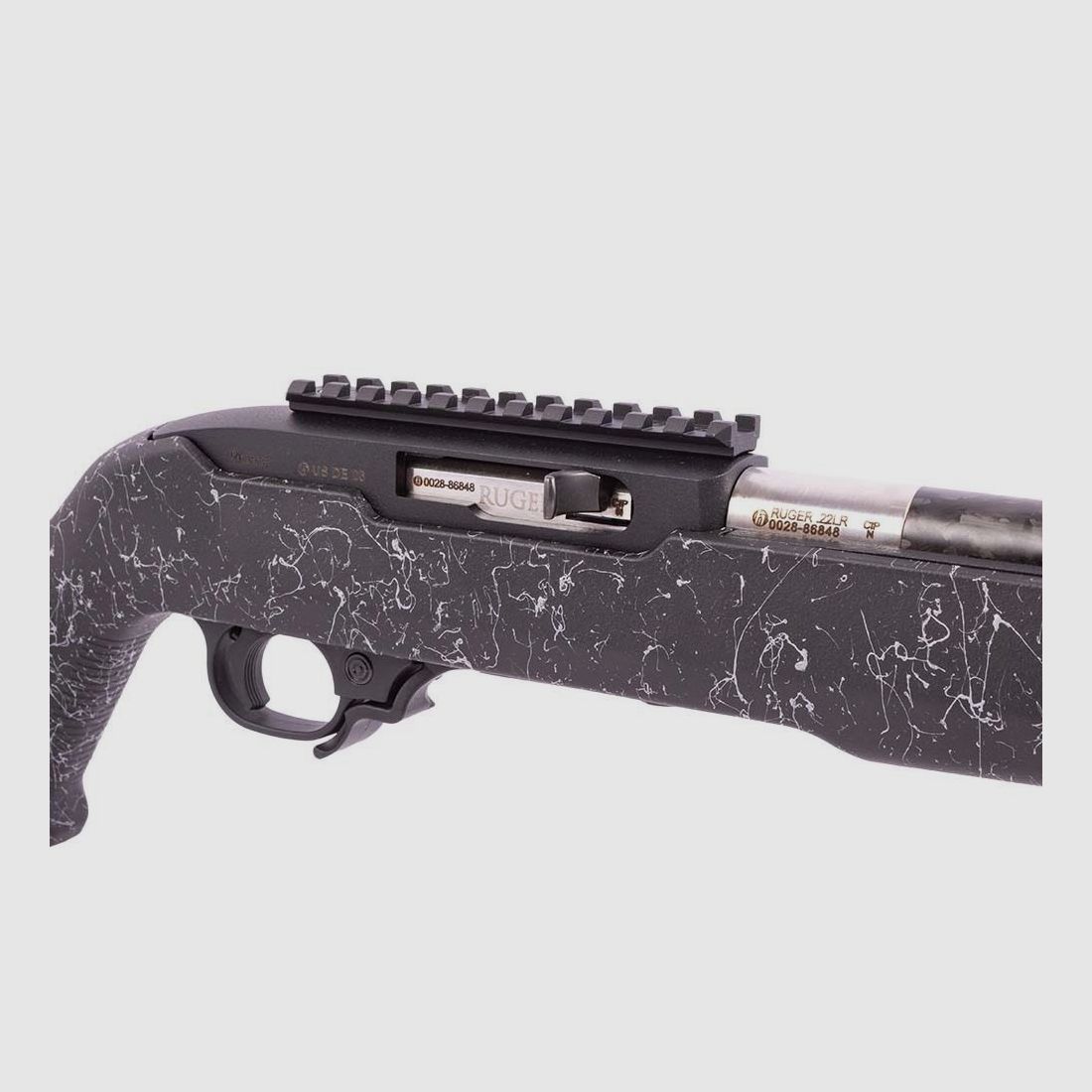 Ruger 10/22CarbonFiber Struktur weis