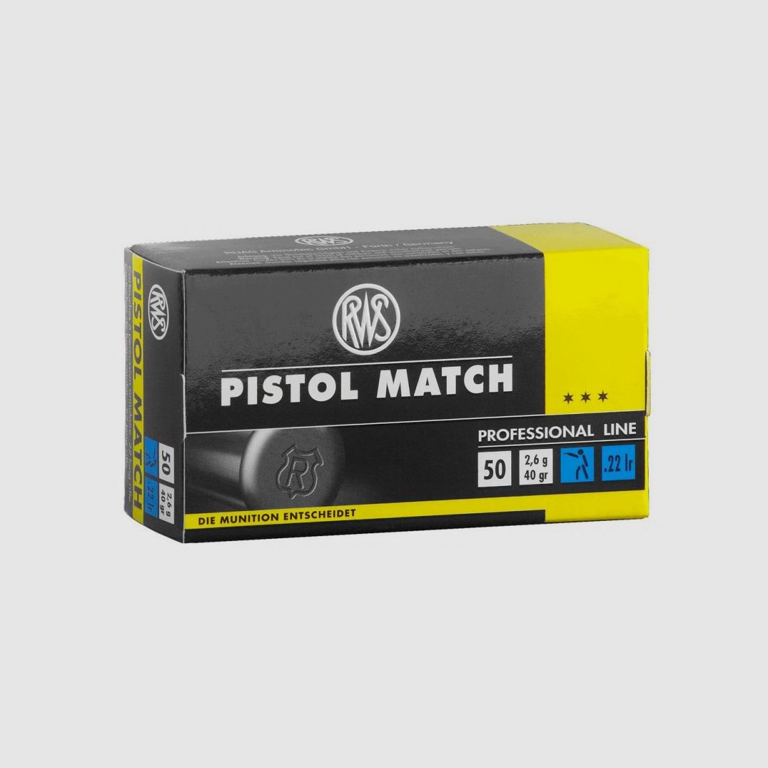 RWS Kleinkalibermunition Pistol Match .22 lr.