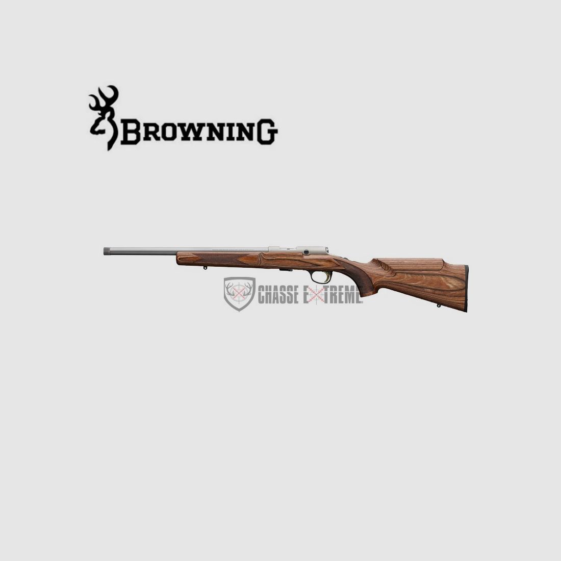 BROWNING T-Bolt Rifle Brown Laminated Adjustable Stainless 16.5", image 2 of 6