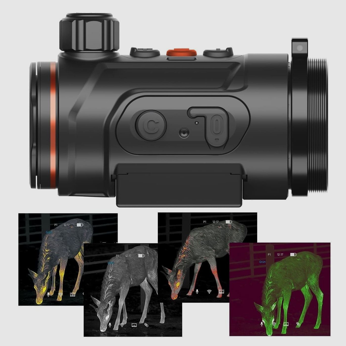 ThermTec Hunt 335 Pro thermal imaging attachment