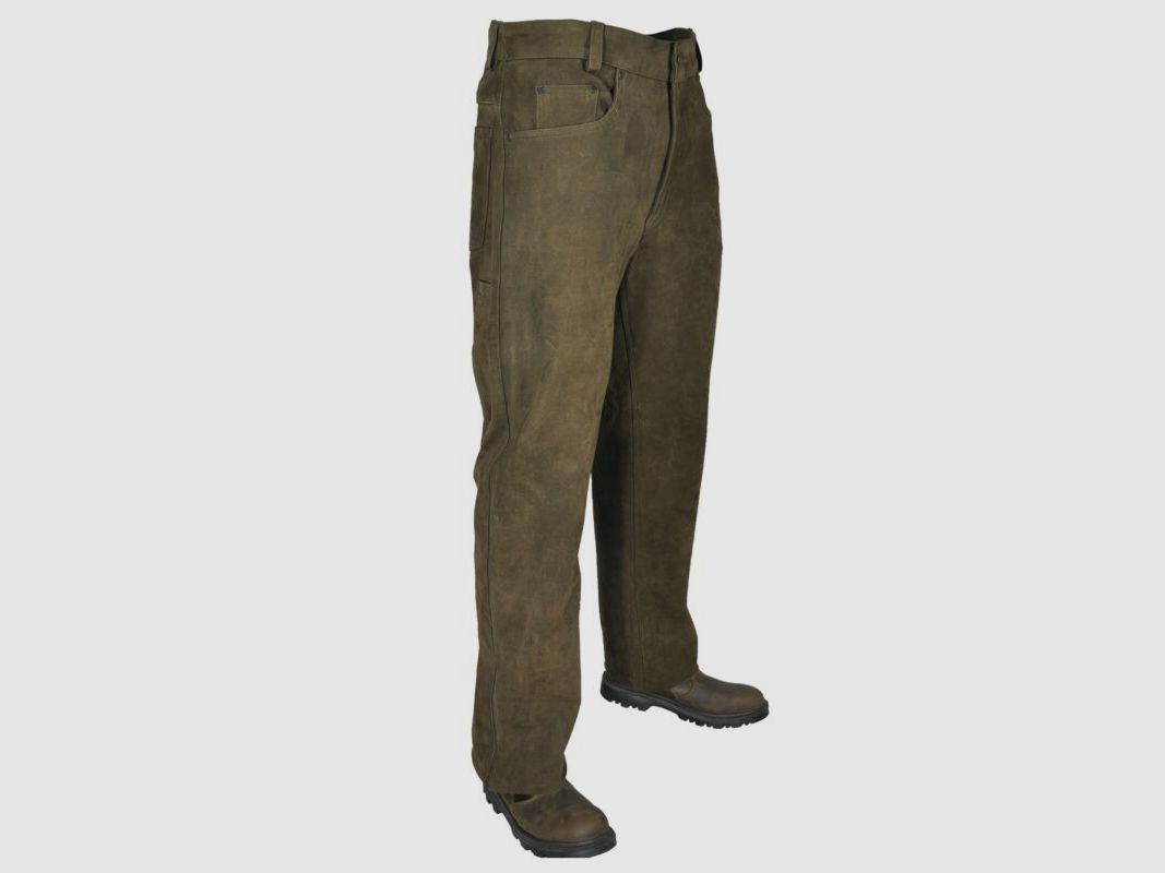 Hubertus 5-Pocket Lederhose "Trapper" 26