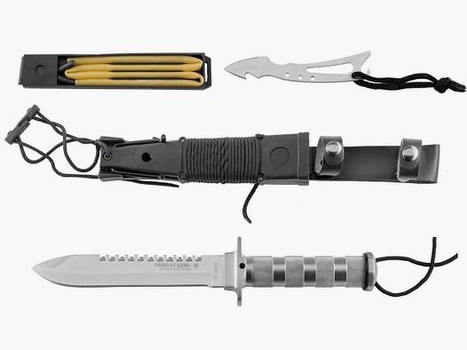Couteau de survie combat King II Inox