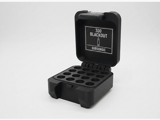 Filamelt Munitionsbox / .45 ACP (Automatic Colt Pistol) / 'Klapp- / Rastdeckel' / Patronenbox, Ammo Box
