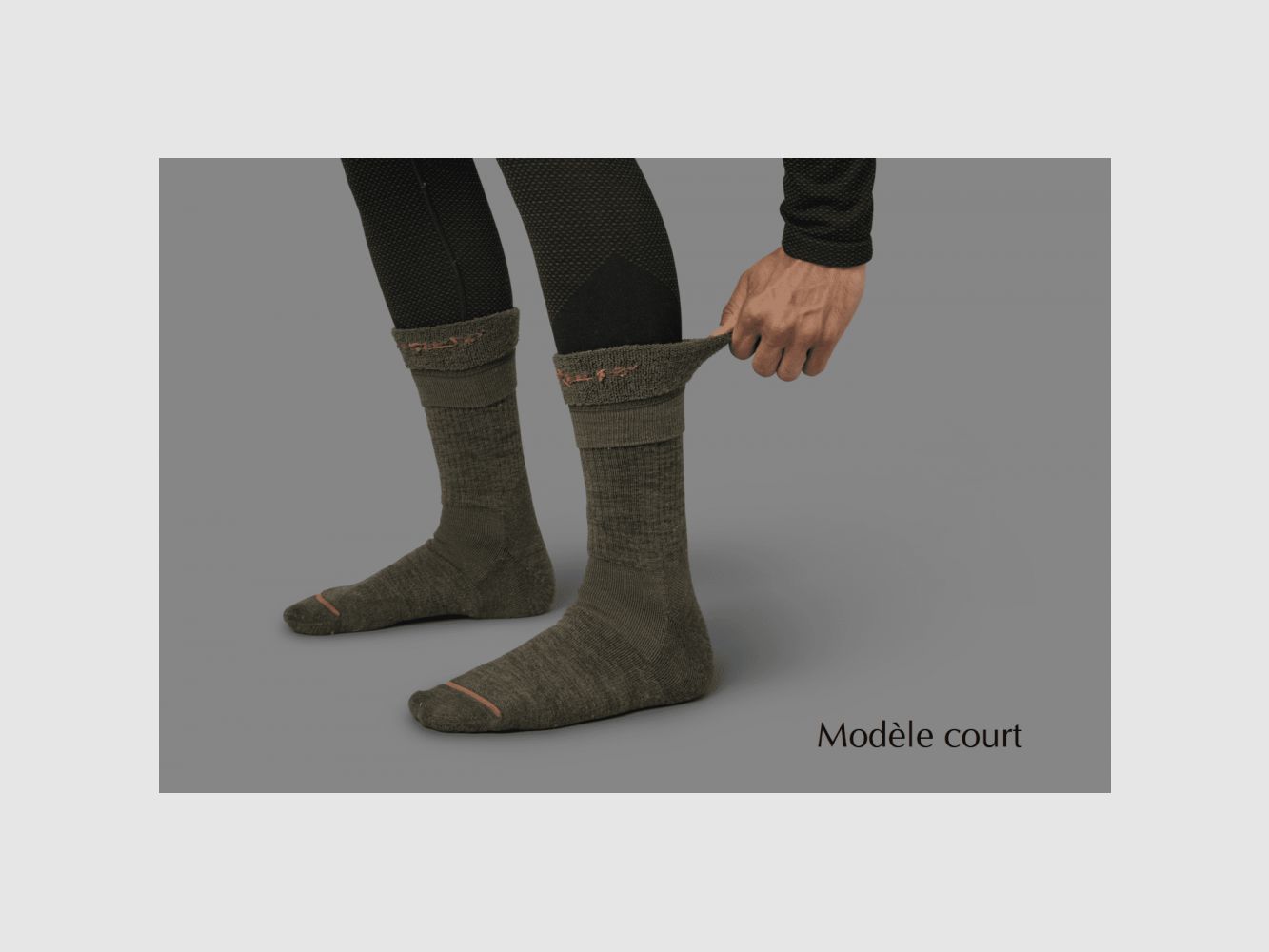 HARKILA PRO HUNTER 2.0 KURZE Socken GRÜN/OLIV, Bild 2 von 3