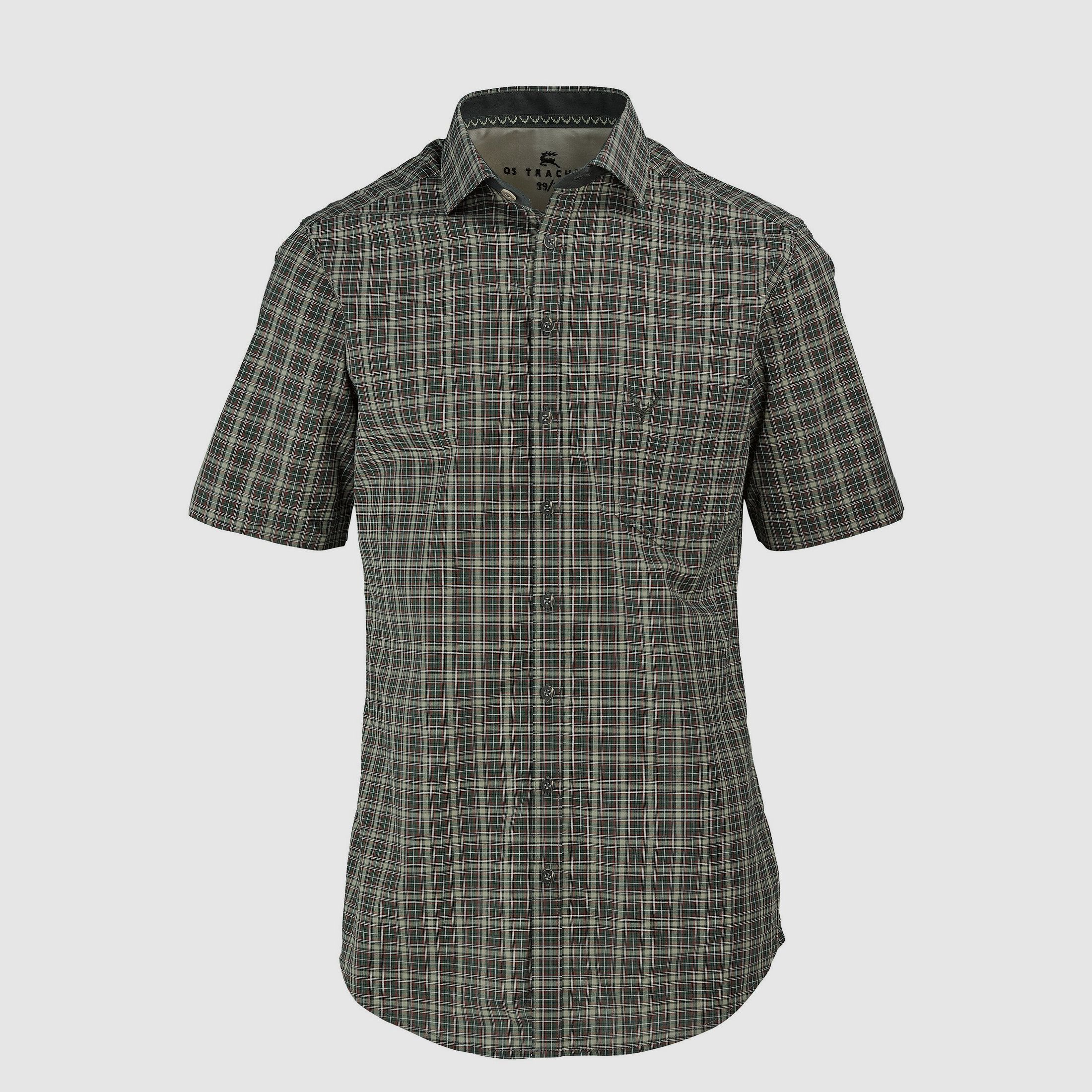 OS-Trachten Kurzarmhemd Slim Fit
