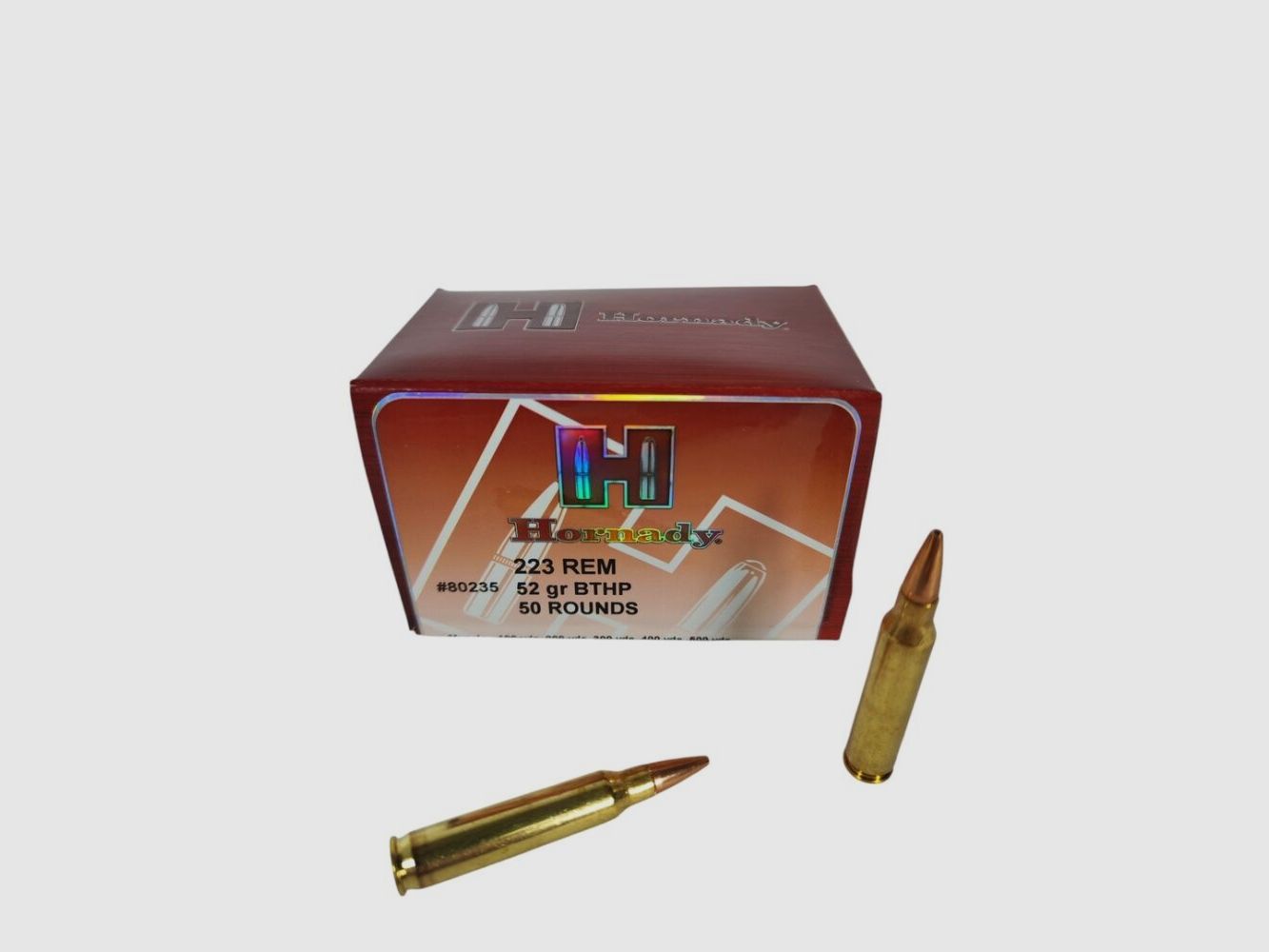 Hornady 52grs BTHP Match 50STK .223Rem