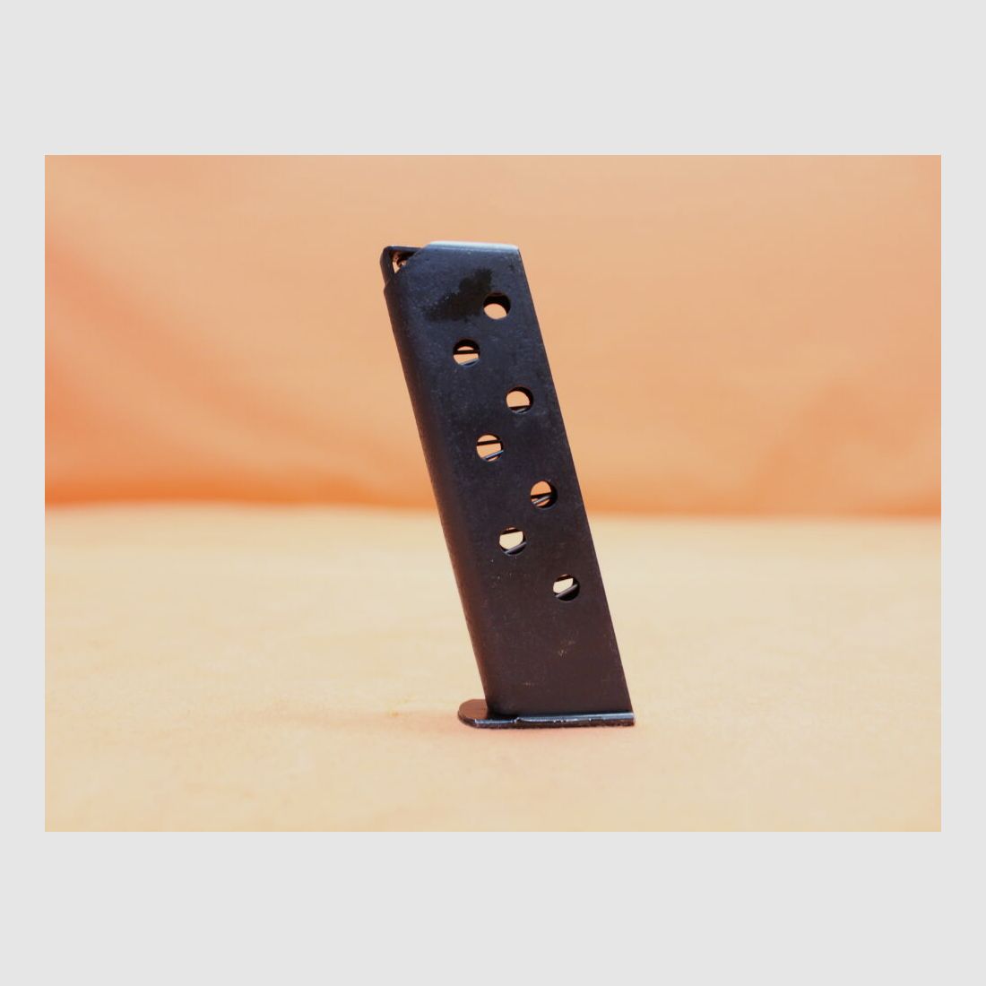 DDR SURPLUS Walther PP: Magazine DDR (without marking) 8-round blued without magazine base 7.65mm Browning