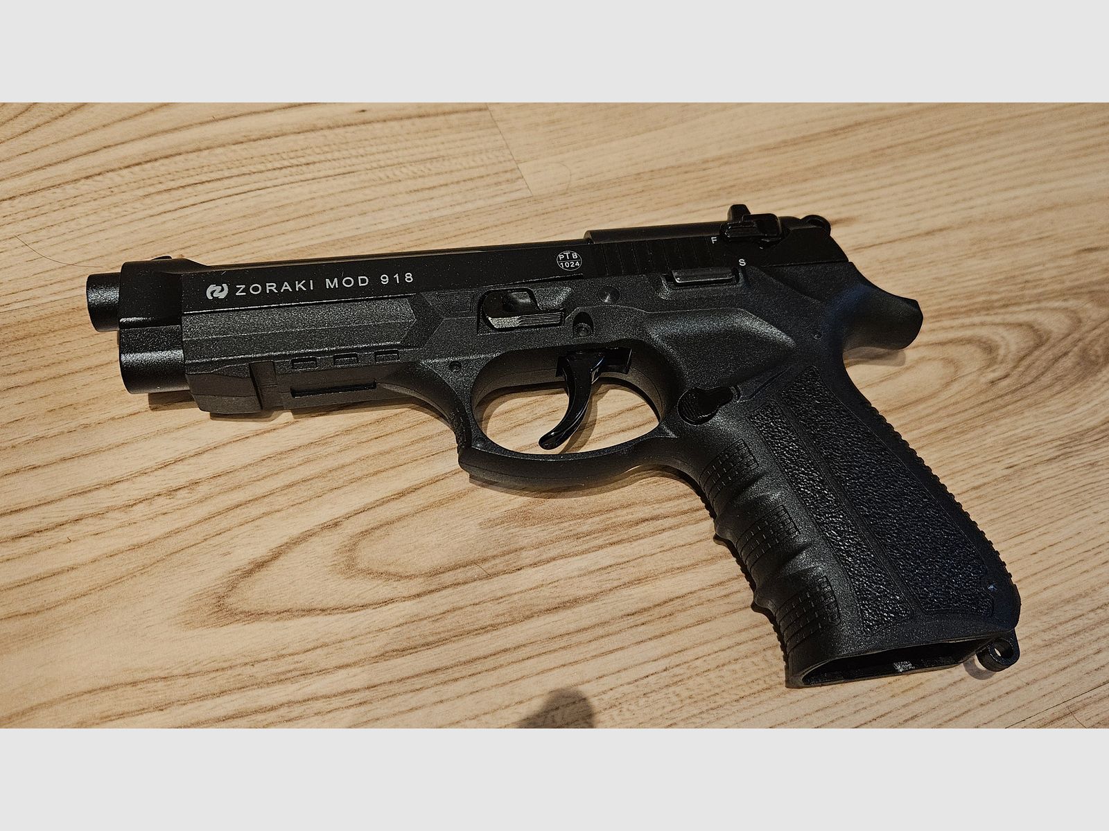 Pistola de fogueo Zoraki 918 calibre 9mm, 49 cartuchos de salva, cargador de 30 disparos, ayuda de carga, munición luminosa