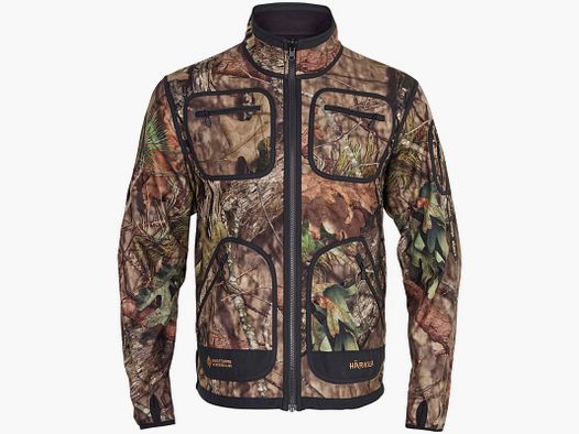 Härkila Kamko WSP men's fleece jacket MossyOak Break-Up Country / Black