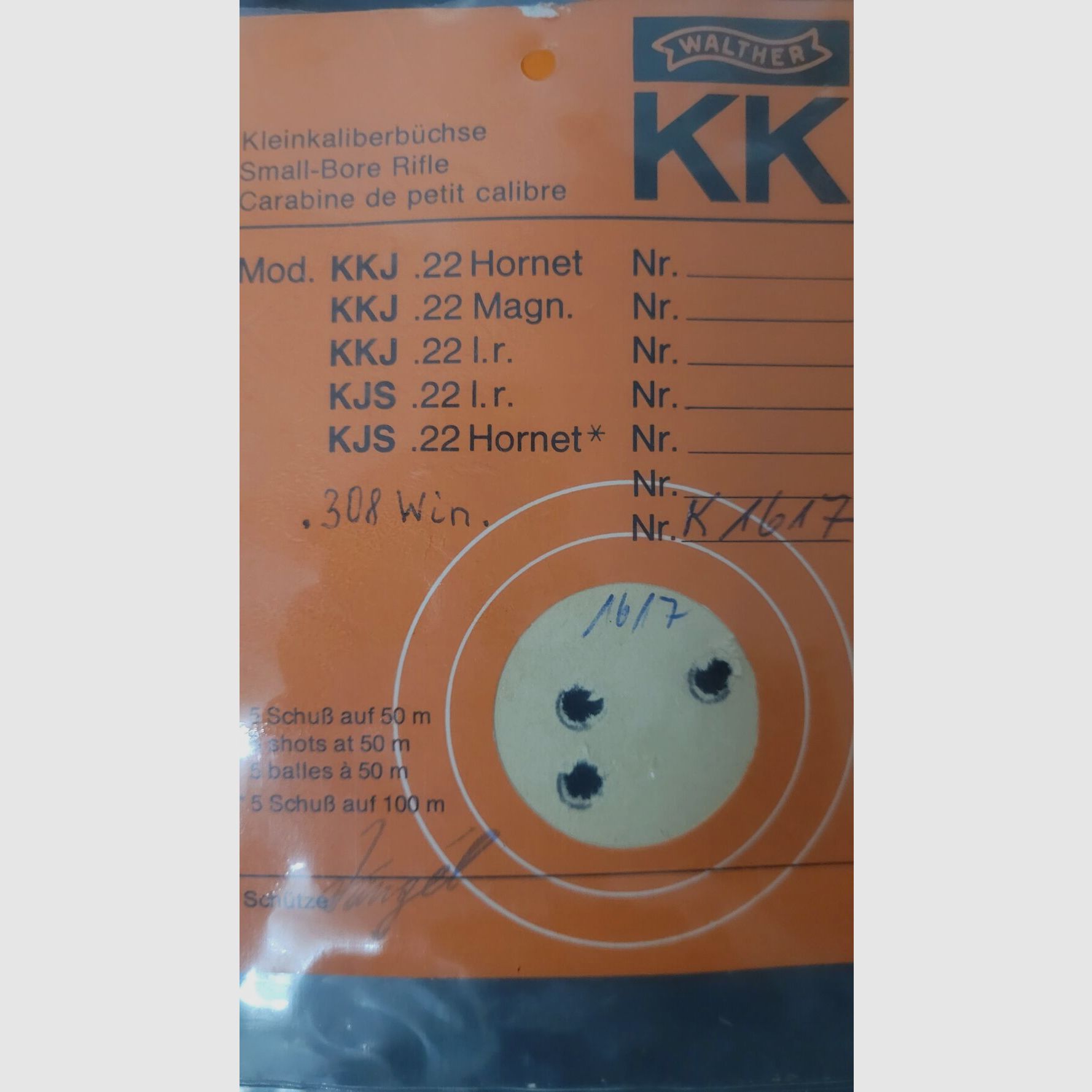 Walther JR - Biathlon - Arme de collection