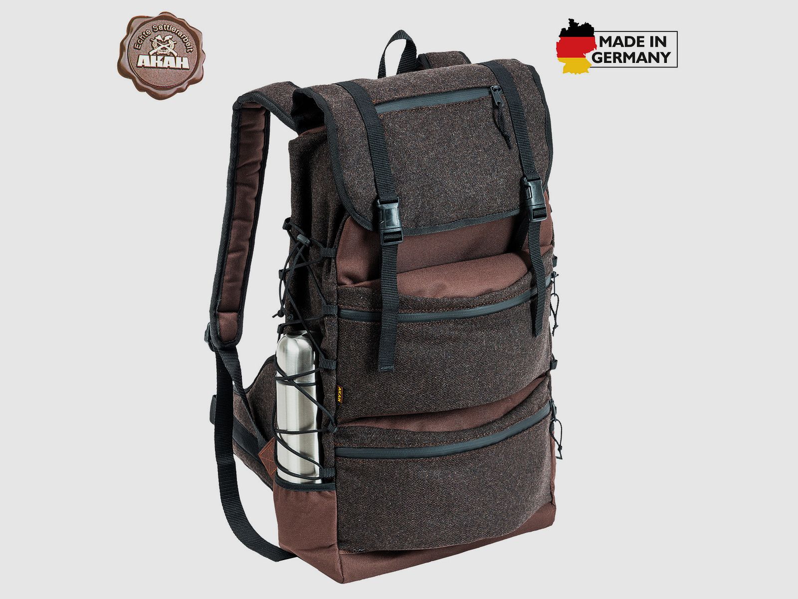 AKAH Gebirgs- und Trekking-Rucksack Loden