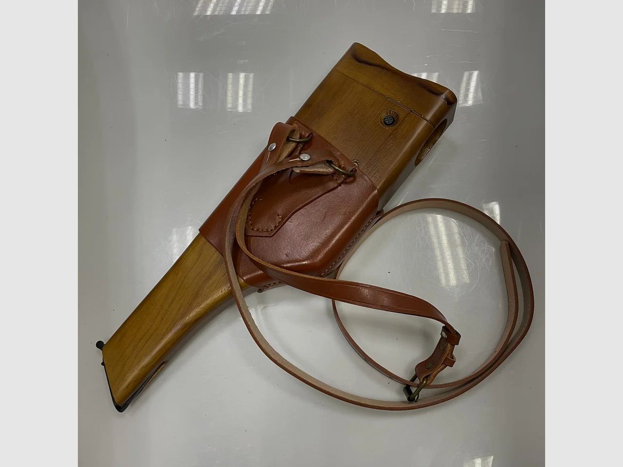Mauser C96 Broomhandle M712 rapid fire stock with loading block, image 5 of 5