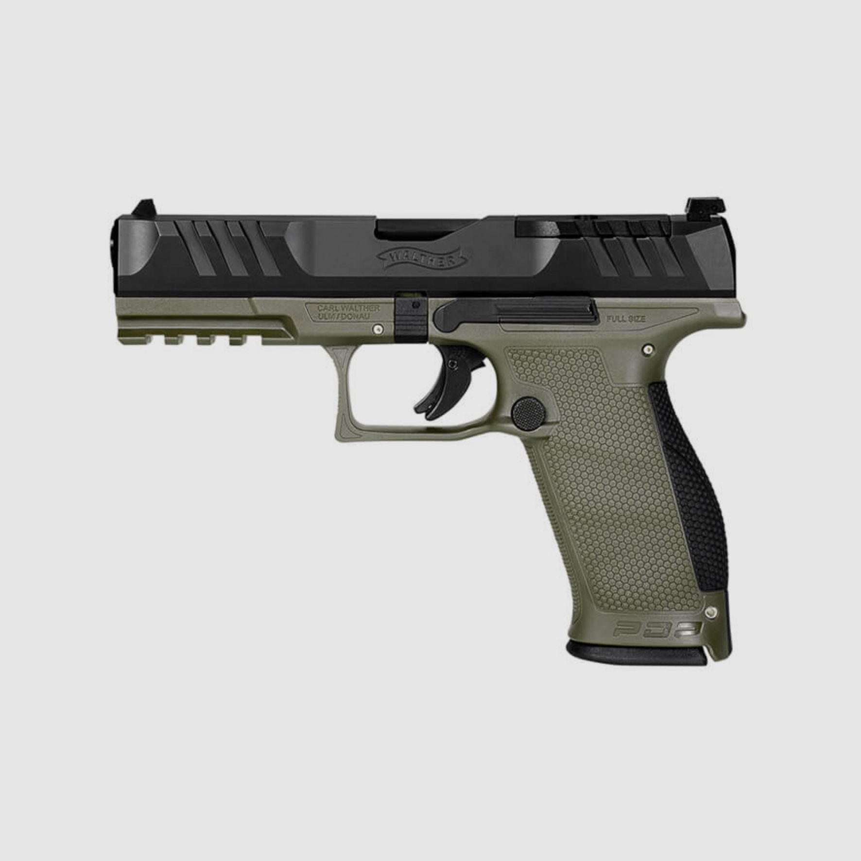 WALTHER PDP FS 4.5" 18R 9x19 OR OD Green Pistole 9mm Luger