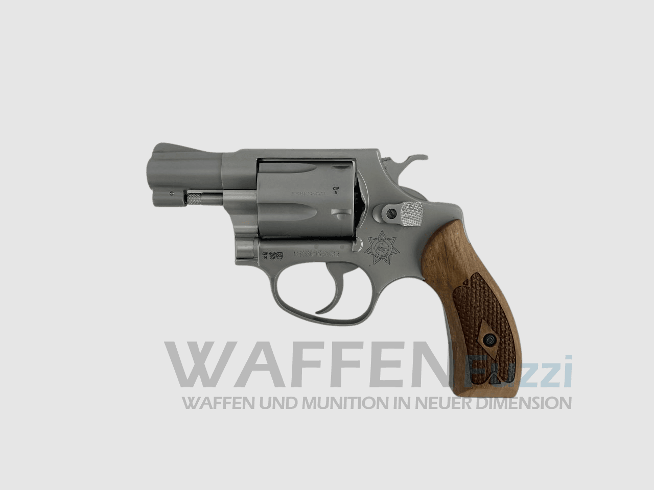 Steel Scorpion Smooth Surface stainless Look Kaliber 9mm R.K