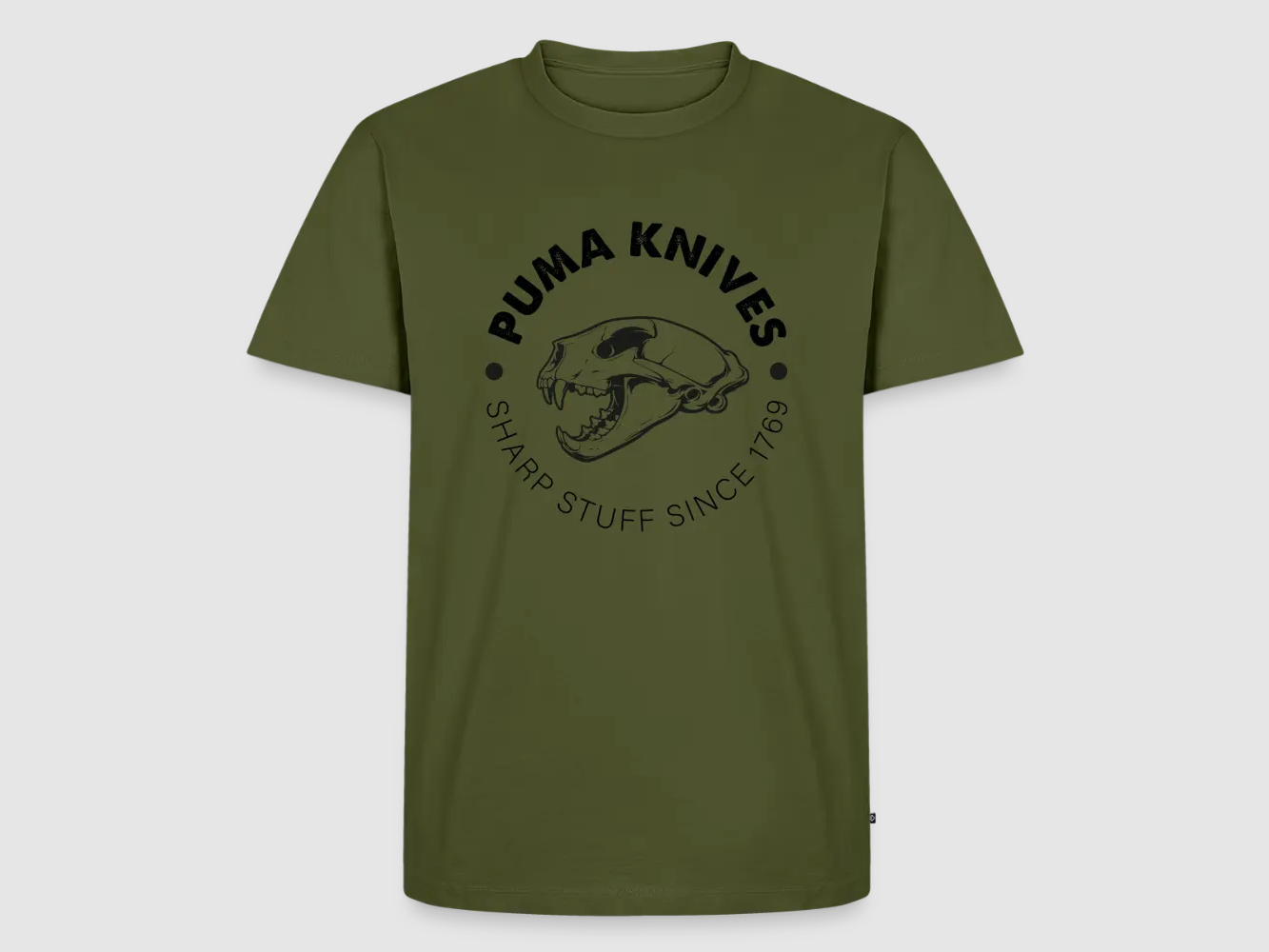PUMA Men´s Premium T-Shirt "PUMA KNIVES Skull BW"