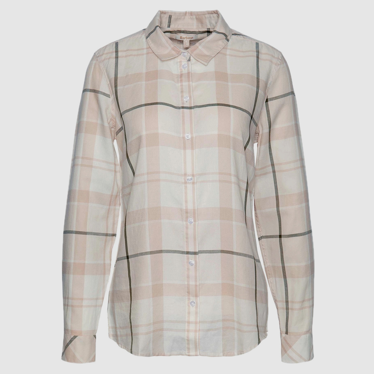 BARBOUR Bluseee Bredon Winter White/Loden Tartan