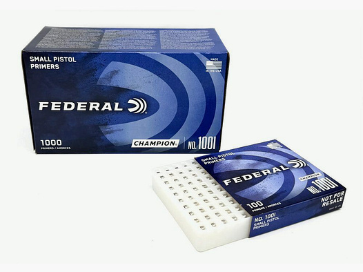 Federal Federal No.100 Małe Pistoletowe Primer Caps