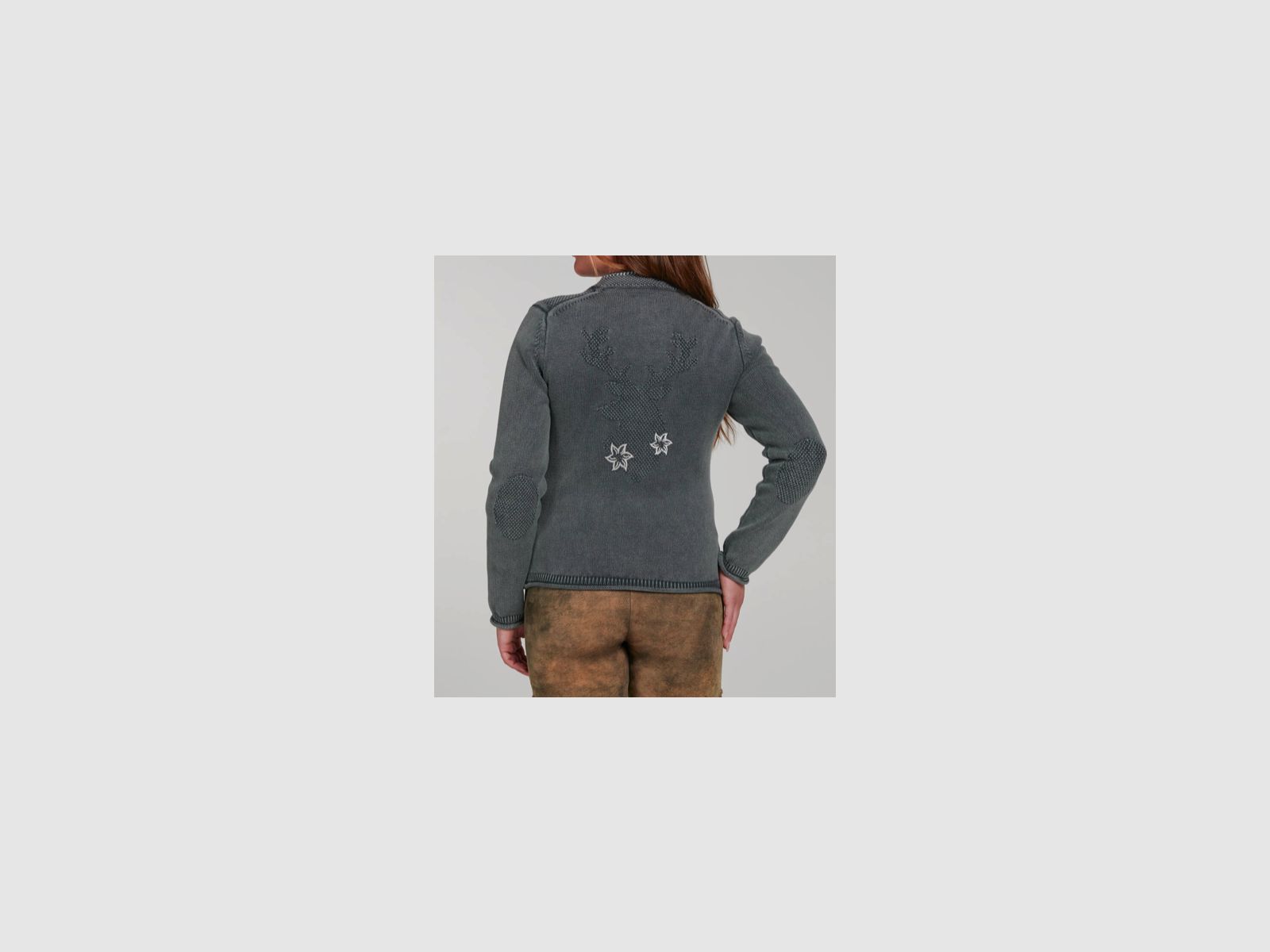 SPIETH & WENSKY Tarana Srickjacke Damen Grau