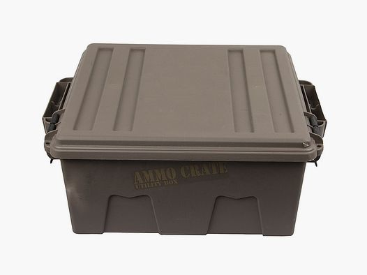 Munitionskiste Aufbewahrungskiste MTM Ammo Crate Utility Box 48 x 40 x 20 cm wasserdicht earth dark