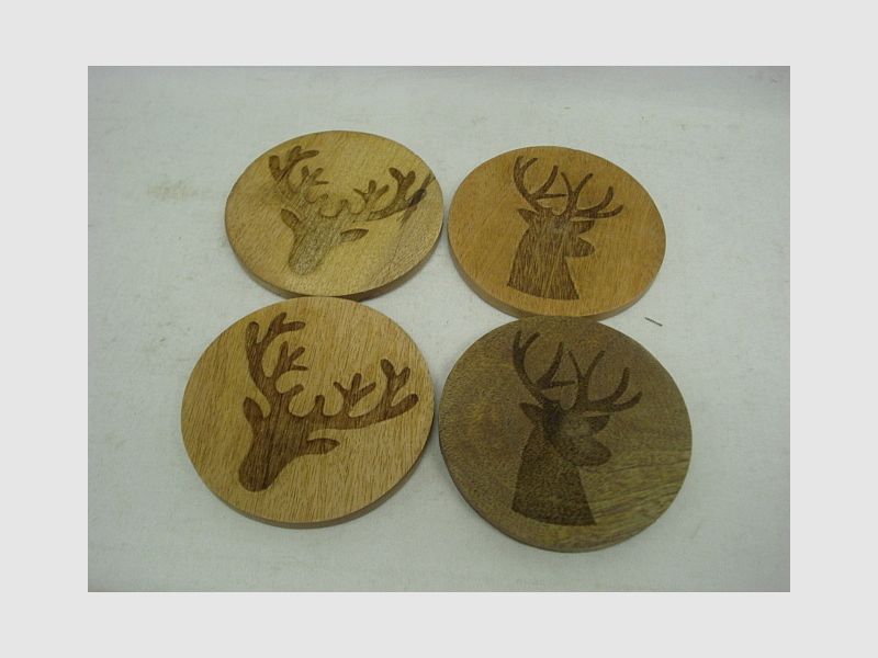 Sottobicchieri "Cervo" - 8 pz