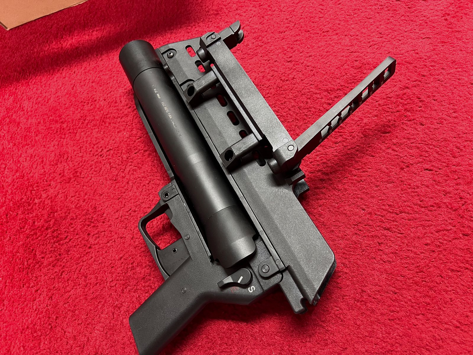ST 36 Airsoft Granatwerfer für das G36 von S&T Armament in Schwarz 