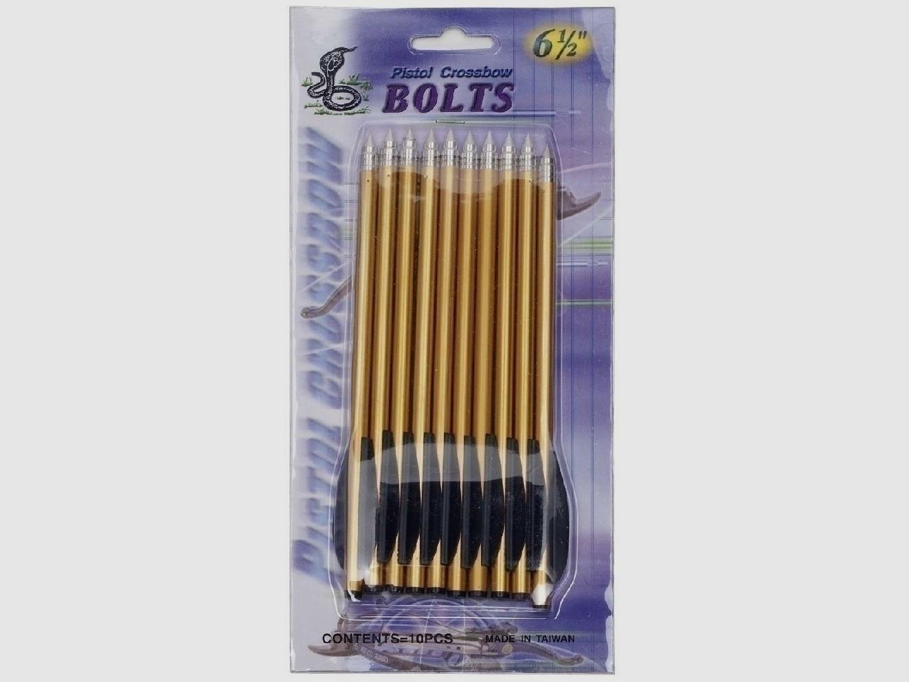 Ersatzpfeile Armbrust Bolzen Metall (10Stück)