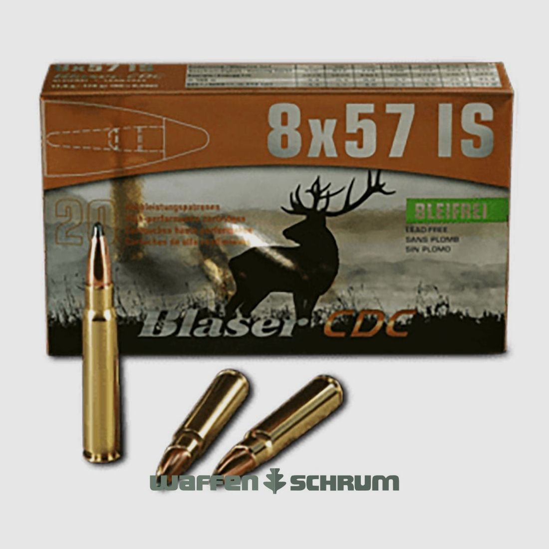 Blaser 8x57JS CDC 11,0g - 170gr.