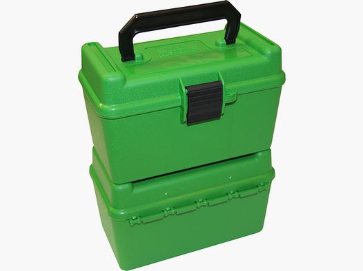 MTM Deluxe scatola per munizioni 50 cartucce calibro medio