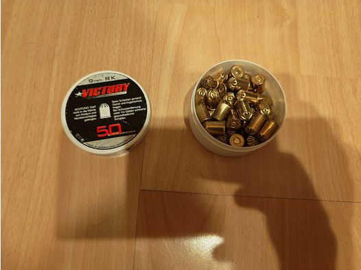 Victory / Pobjeda 9 mm RK R.K. Revolver Knall Kartusche / Patrone | 7x 50 pezzi |