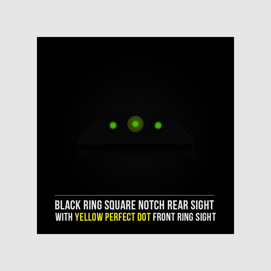 NIGHT FISION Glock 42/43/43X Perfect Dot Tritium Sight SN-YB, Bild 3 von 4