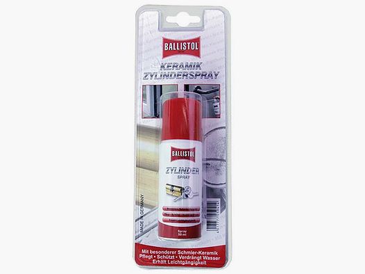 Ballistol Zylinderpray 50ml #25941 | mit Schmier-Keramik Pflege/Reinigung Zylindern und Schlösser