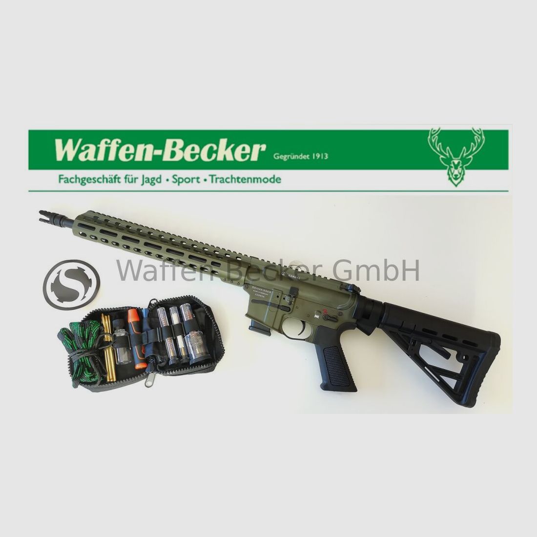Schmeisser (Waffen Schumacher) Schmeisser AR15-9 M4FL 14,5" 9mm Luger, OD-vert