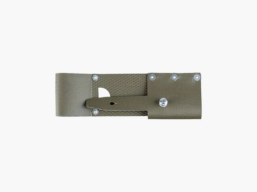 Bayonet belt buckle, plastic, olive, like new (stock item)
