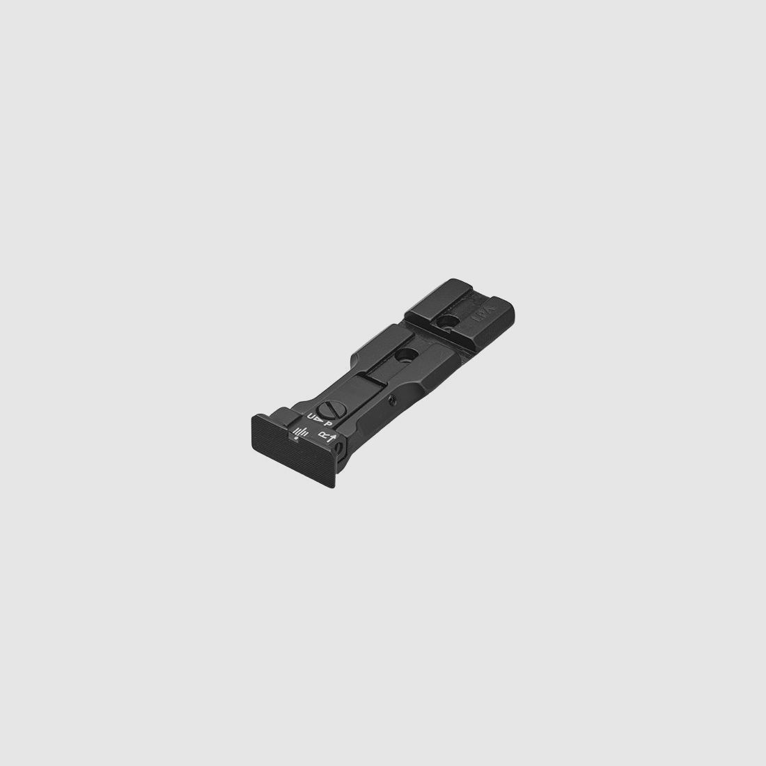 LPA WXT0407 BLACK BASE adjustable revolver sight with Weaver base for 629, 686, 586, 627, 66, 67, 696, 17, 19, 657, 610, 625, 29, 27 and new for caliber .50 – Black sight picture