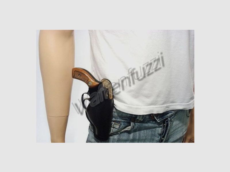 Leder-Gürtelholster für 2 1/2 Revolver