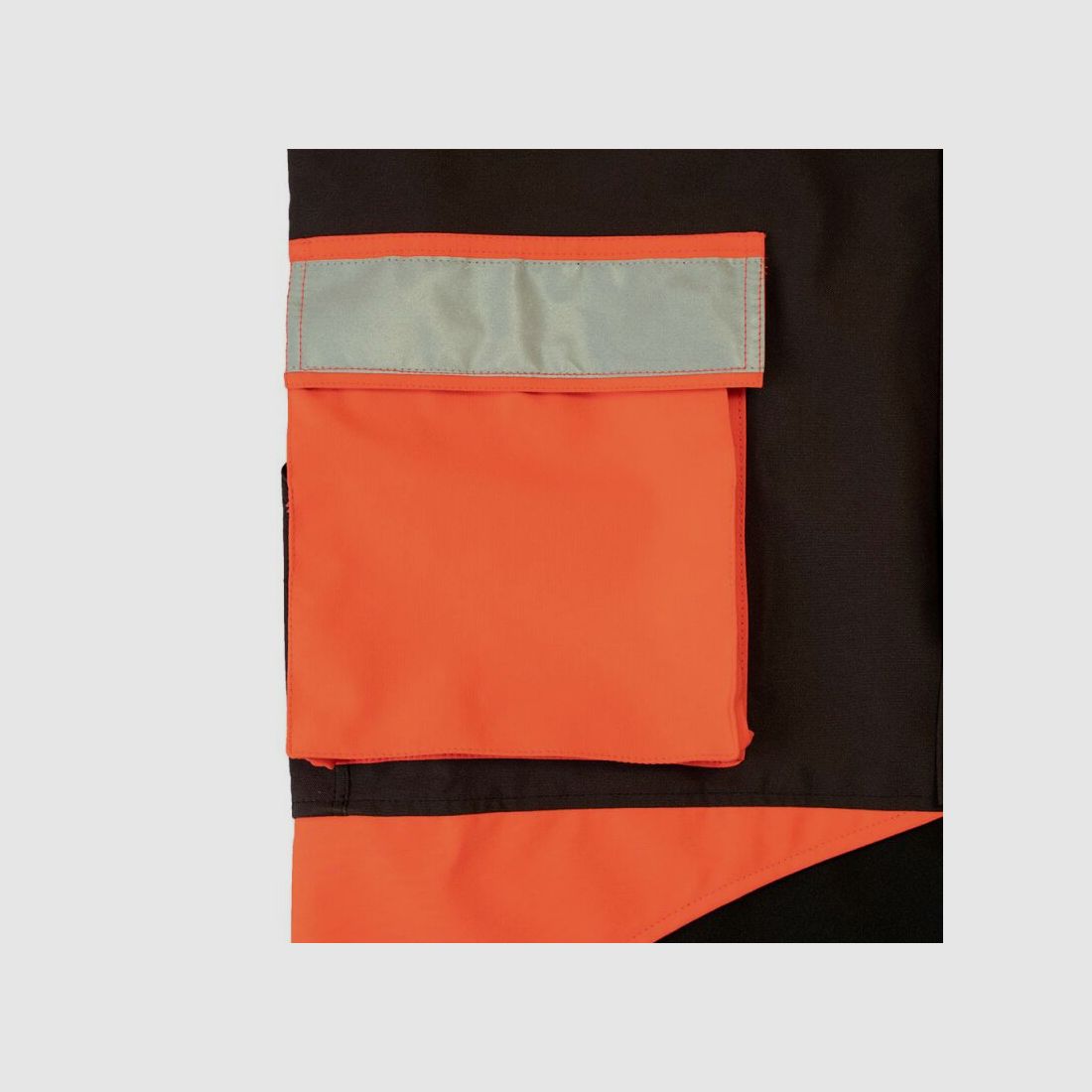 Kruedener Hundeführer-/ Durchgehjacke warnrot/braun