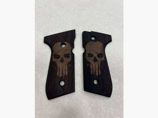 Tactical Grip Guance Legno Beretta 92FS -Punisher 3D