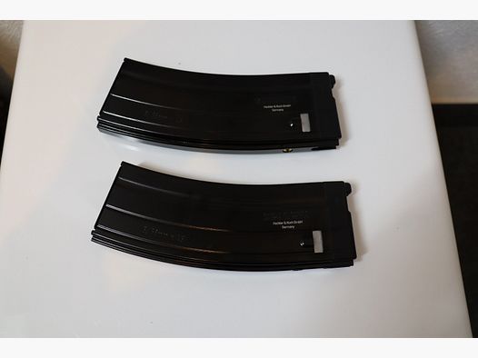 2 stuks. Heckler und Koch HK416 GBB magazijn Low-Cap magazijn 35 schoten, nieuw.
