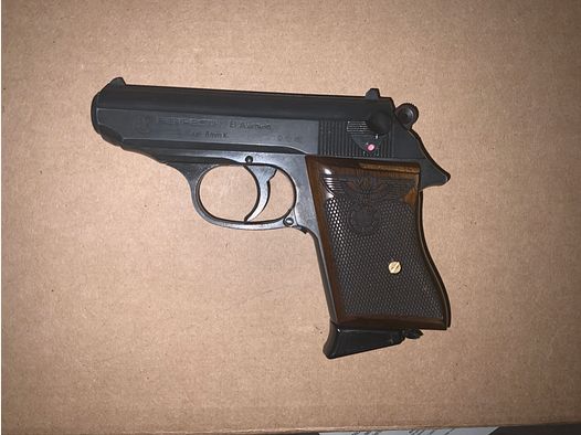 Perfecta El Alamein 8mm K. PTB 196/2 fixed price with real wood grips walnut