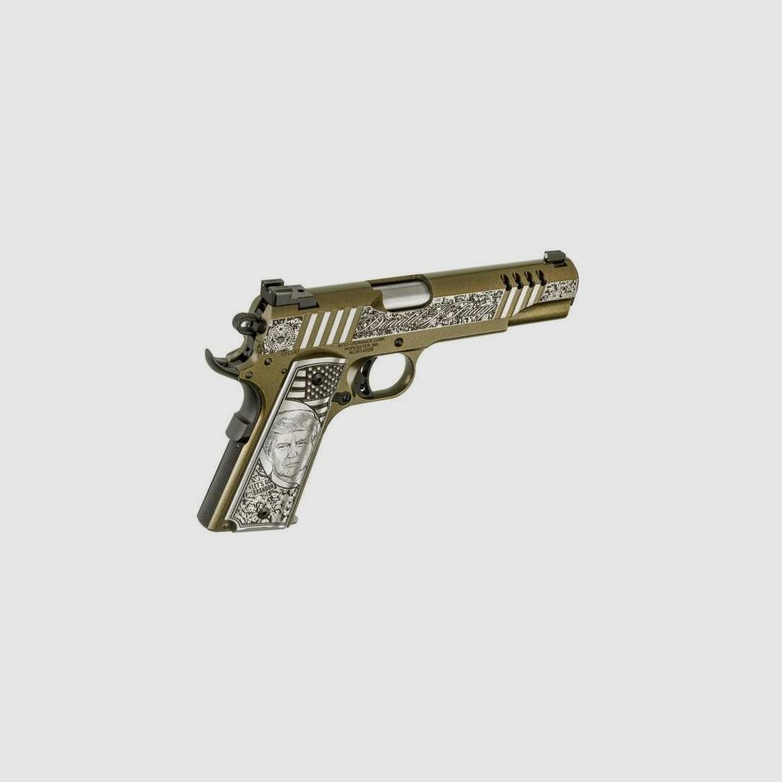 Auto Ordnance Trump "Rally Cry" 1911 TCAC6N .45 ACP President Custom Pistole
